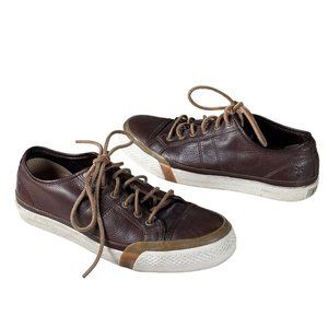 FRYE Greene Low Lace Sneaker Dark Brown Men's US Sz‎ 9